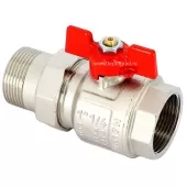 Кран шаровой Uni-fitt Etalon с американкой  НВ 1 1/4, ручка бабочка