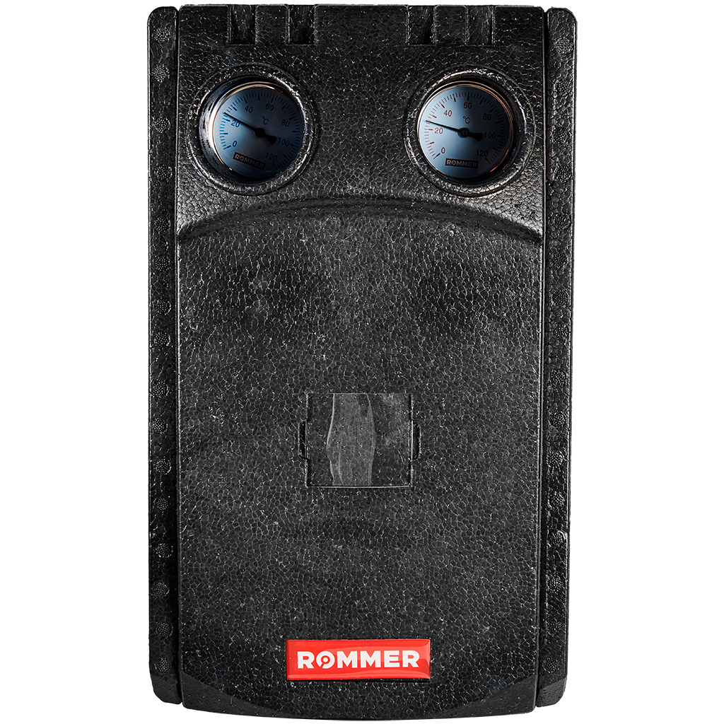 Насосная группа Rommer с трехходовым смесительным клапаном без насоса