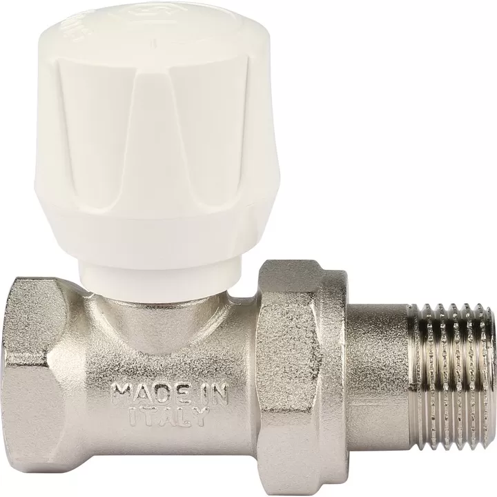 Клапан ручной терморегулирующий Stout, прямой 1/2 Клапан ручной терморегулирующий Stout, прямой 1/2