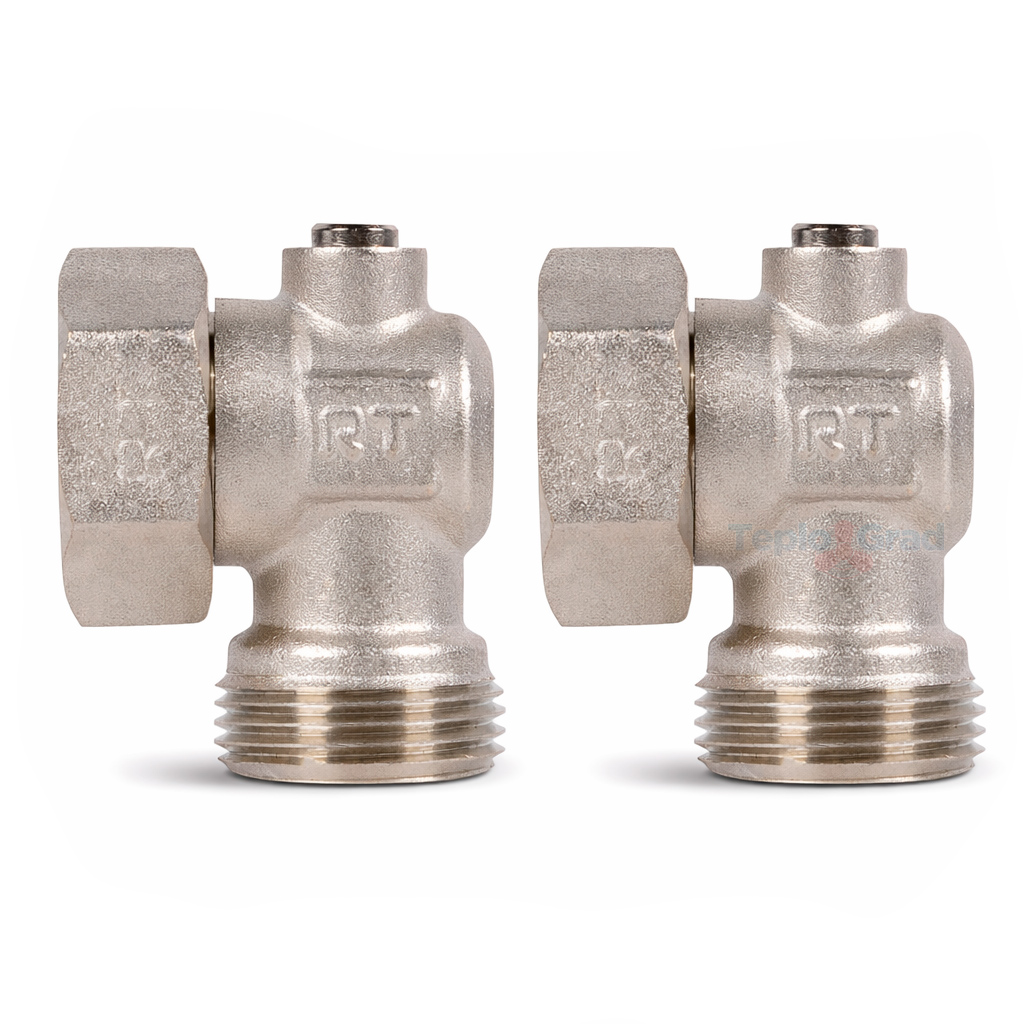 Набор нижнего подключения Royal Thermo угловой 3/4 раздельный