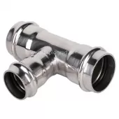 Пресс-тройник трехраструбный 28x22x28 TIM из нержавеющей стали