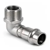 Пресс-угольник НР 22x3/4 TIM из нержавеющей стали