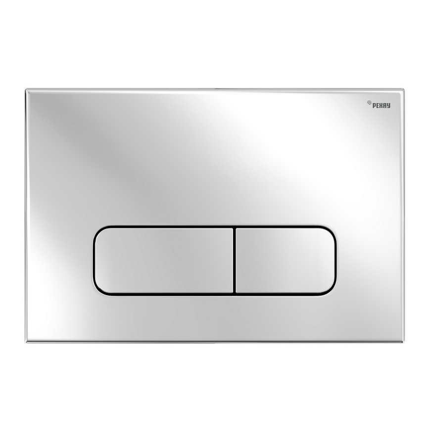 Инсталляция для подвесного унитаза РЕХАУ NovaFlow с панелью Nova Ellipse 001 хром