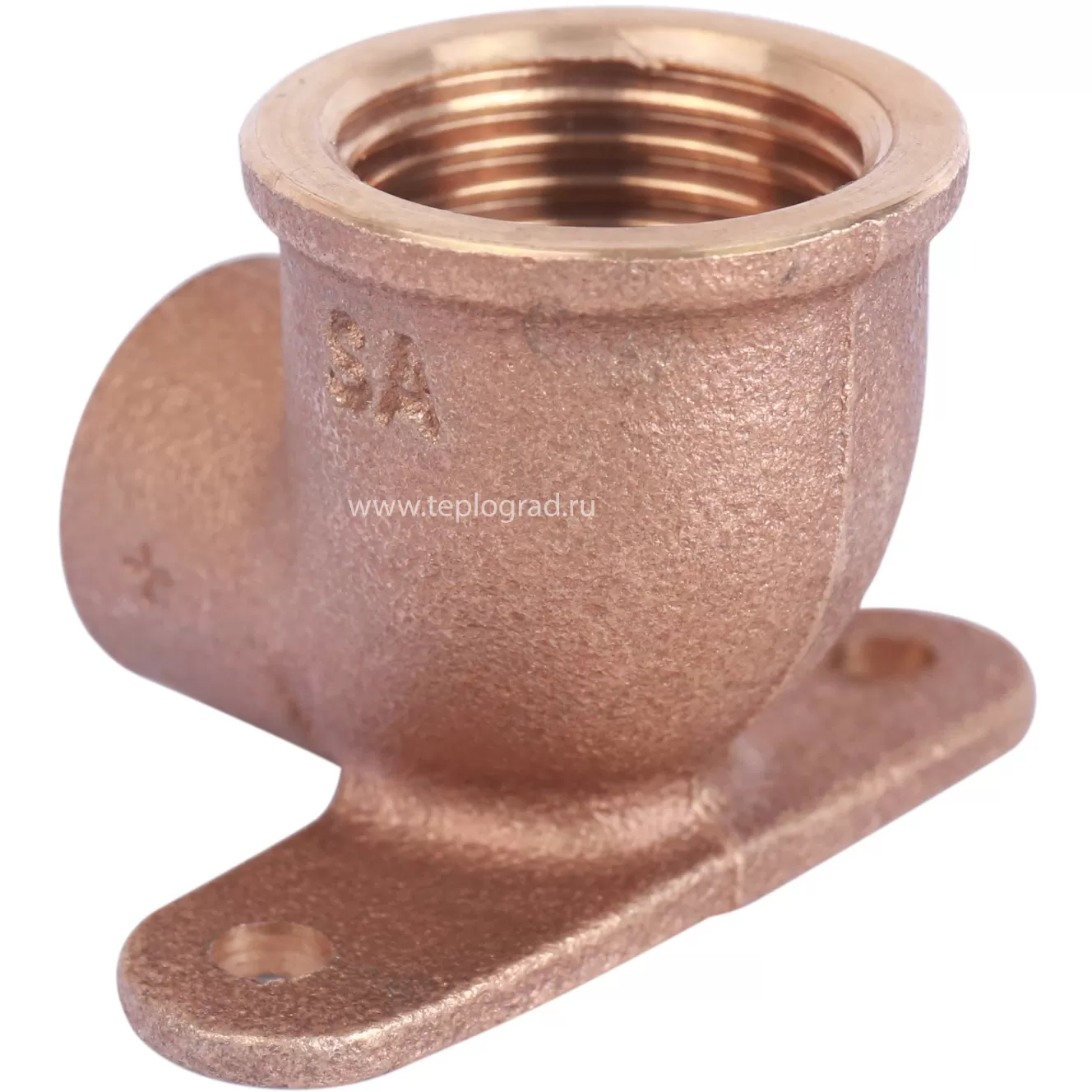 Настенная водорозетка 15x1/2 Sanha 4472g, бронза 144721512