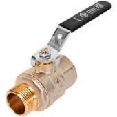 Шаровой кран Stout НР-ВР 3/4 полнопроходной, ручка рычаг