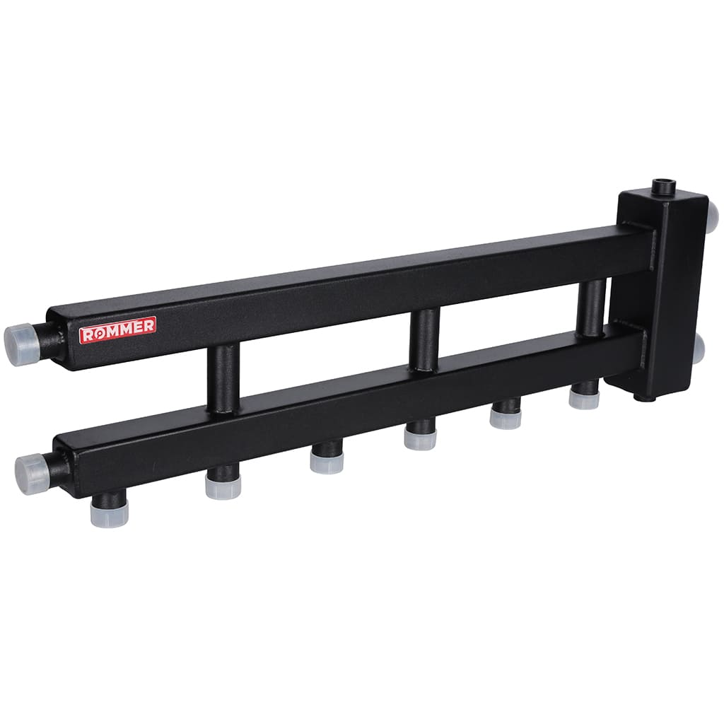 Балансировочный коллектор Rommer на 3+1 контура до 60 кВт