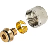 Фитинг компрессионный Stout 16х2,0x3/4 для металлопластиковых труб PEX-AL-PEX