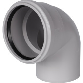 Отвод канализационный Stout 110x87° бесшумный