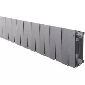 Биметаллический радиатор Royal Thermo PianoForte 200 Silver Satin 18 секций