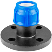 Фланец адаптер Valfex 63x2 для ПНД труб компрессионный Фланец адаптер Valfex 63x2 для ПНД труб компрессионный