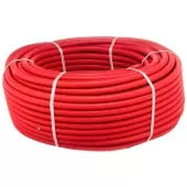 Металлопластиковая труба Henco RIXc 16х2 в красной гофре, бухта 100 метров