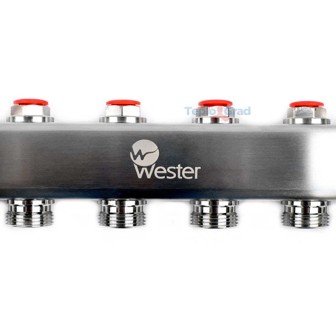 Коллектор из нержавеющей стали Wester MUVS без расходомеров на 2 выхода