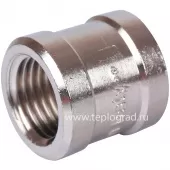 Муфта 1/4 ВВ никелированная Stout