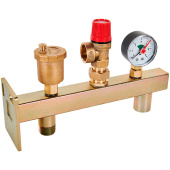 Группа подключения мембранного бака Rommer 3 бар 3/4