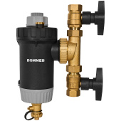 Сепаратор грязи (шлама) поворотный Rommer ВР 3/4 с щетками