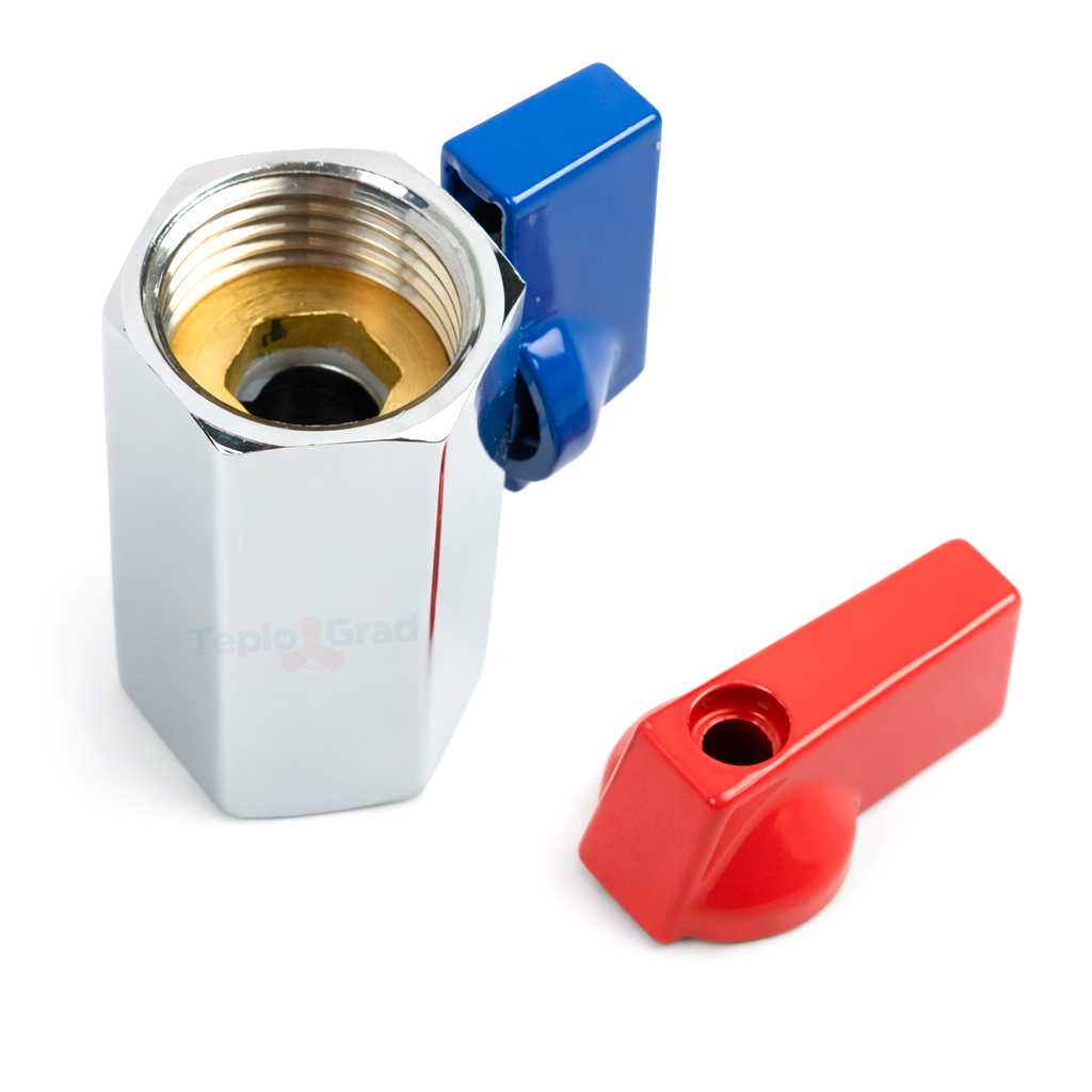 Шаровой кран TIM мини ВВ 1/2 хромированный