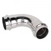 Пресс-угольник двухраструбный 90° 15 TIM из нержавеющей стали