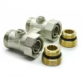 Узел нижнего подключения TIM 3/4 для двухтрубной системы ME220AC Узел нижнего подключения TIM 3/4 для двухтрубной системы ME220AC