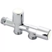 Вентиль двойной Itap 240 1/2x3/4x3/4 для бытовых машин