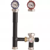 Насосная группа Rommer c термостатическим клапаном 35-60°С 1 без насоса