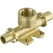 Тройник TIM с внутренней резьбой 16x1/2x16 установочный