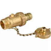 Шаровой кран дренажный Itap 139 3/4 со штуцером и заглушкой Шаровой кран дренажный Itap 139 3/4 со штуцером и заглушкой