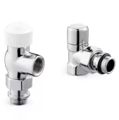 Набор термостатический для радиатора осевой Royal Thermo Design 1/2 М30х1,5 (хром)