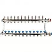 Коллектор РЕХАУ HKV-D на 12 контуров с расходомерами Коллектор РЕХАУ HKV-D на 12 контуров с расходомерами