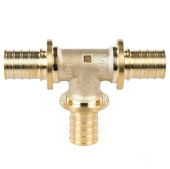 Тройник РЕХАУ MX 25 равнопроходной, латунь Тройник РЕХАУ MX 25 равнопроходной, латунь