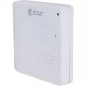 Проводной комнатный регулятор Stout R-9z, белый