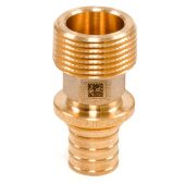 Переходник с наружной резьбой РЕХАУ MX 25x3/4 латунь Переходник с наружной резьбой РЕХАУ MX 25x3/4 латунь