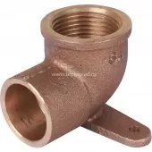 Настенная водорозетка 22x3/4 Sanha 4472g, бронза 144722234