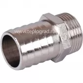 Штуцер 3/4x25 НР никелированный Stout