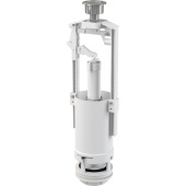 Сливной механизм со стоп-кнопкой AlcaPlast A2000-CHROM