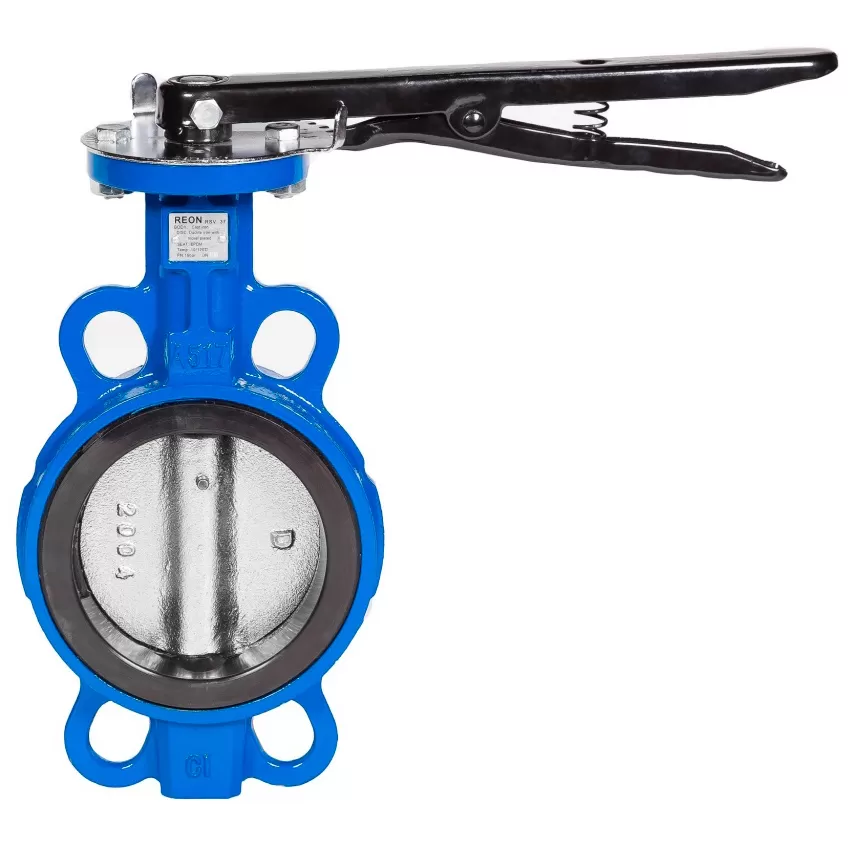 Дисковый поворотный затвор REON тип RSV38 Ду 65, Ру16, нержавеющая сталь