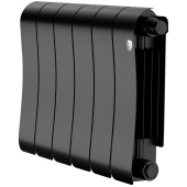 Биметаллический радиатор Royal Thermo Infinity 300 Noir Sable VR80 6 секций с нижним подключением