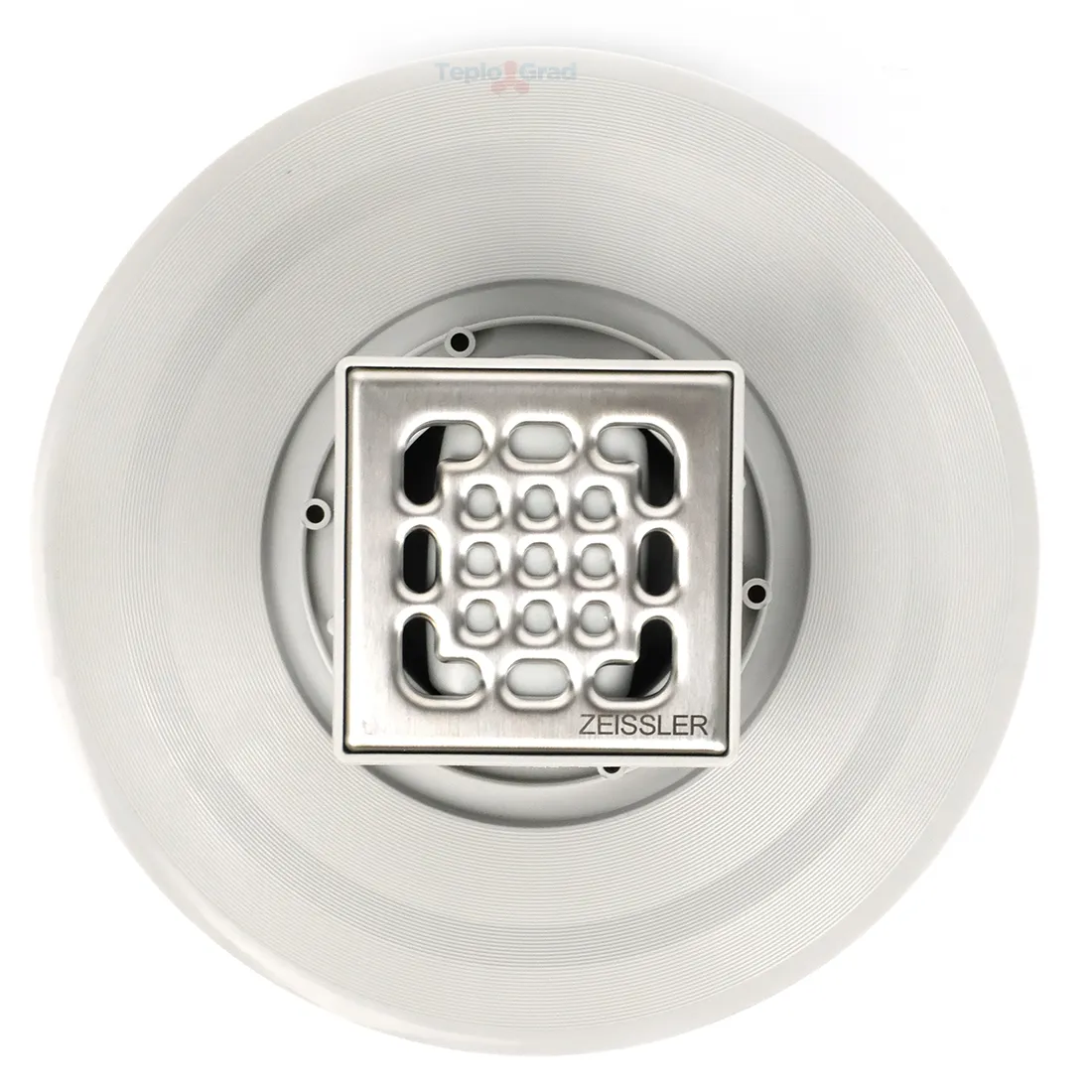 Трап для душевой с сухим затвором TIM 10x10см. прямой (вертикальный) выпуск Трап для душевой с сухим затвором TIM 10x10см. прямой (вертикальный) выпуск