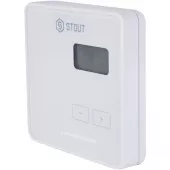 Проводной комнатный регулятор Stout R-10b, белый