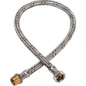 Гибкая подводка для воды Stout НР 1/2 x ВР 3/8, длиной 400 мм