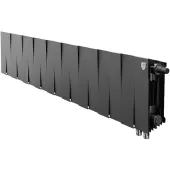 Биметаллический радиатор Royal Thermo PianoForte 200 Noir Sable 18 секций с нижним подключением