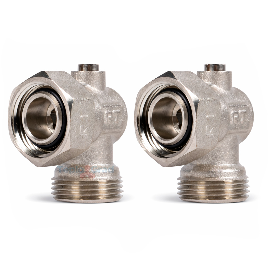 Набор нижнего подключения Royal Thermo угловой 3/4 раздельный