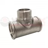 Тройник 1/2 ВНВ никелированный Valfex