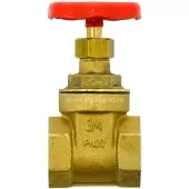 Задвижка клиновидная Uni-Fitt ВВ 3/4 латунная PN20