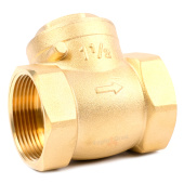 Обратный клапан горизонтальный лепестковый TIM 1 1/2 Обратный клапан горизонтальный лепестковый TIM 1 1/2