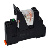 Реле промежуточное на DIN-рейку, 12V DC в сборе