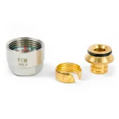 Резьбозажимное соединение TIM 16х2.0 - G 3/4" коллекторное для труб