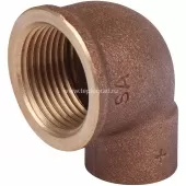 Угловой переход 18x3/4 ВП-ВР Sanha 4090g, бронза 140901834
