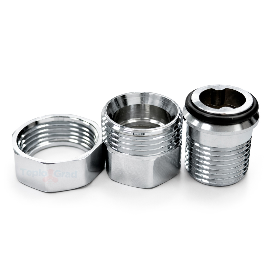 Разъемное соединение (американка) TIM ВН 1/2 хром