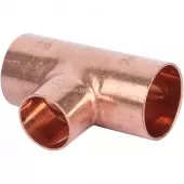 Тройник 28x22x28 ВП Sanha 5130, для медных труб под пайку 15130282228