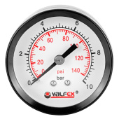Манометр аксиальный Valfex 50 мм, 0-16 бар, 1/4